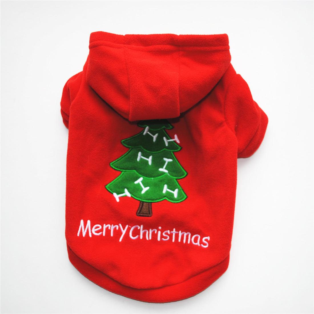 Festive Fleece Christmas Pet Costume