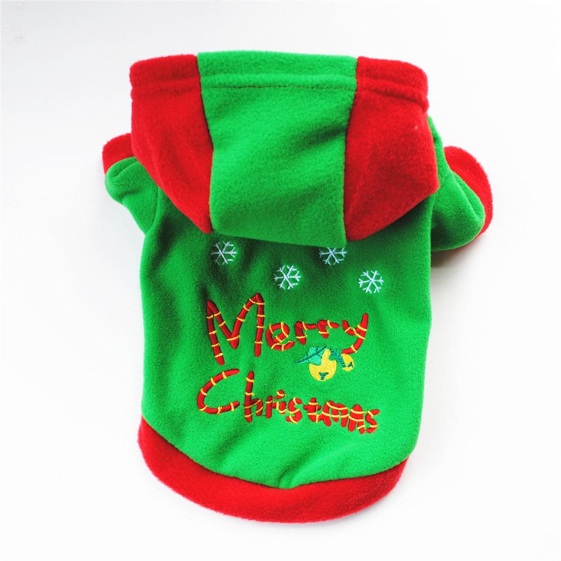 Festive Fleece Christmas Pet Costume
