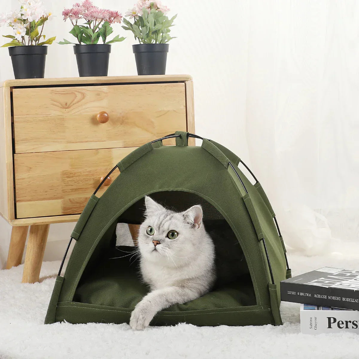 Cozy Pet Tent Bed-4