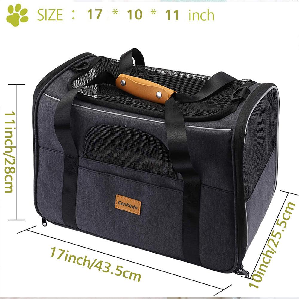 LUXURY Foldable Portable Pet Carrier Bag - Comfortable Travel Solution For Cats And Dogs-4