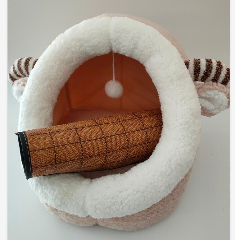 Cozycat Winter Hideaway: Luxe Warm And Stylish Cat Bed-3