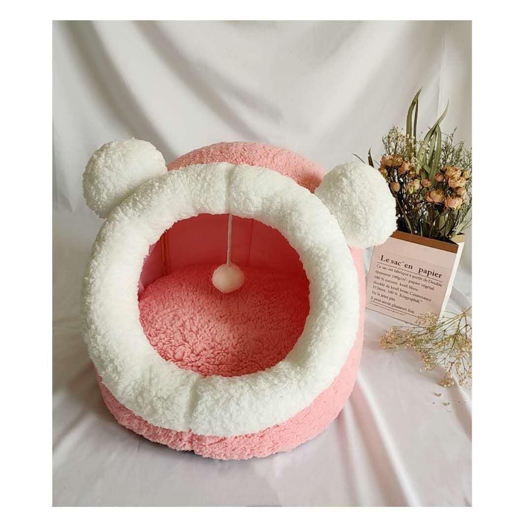 Cozycat Winter Hideaway: Luxe Warm And Stylish Cat Bed-1