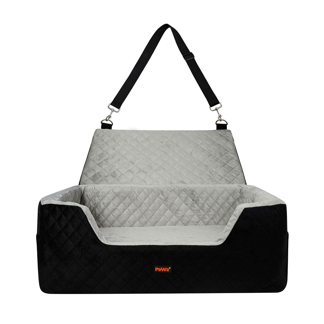 Dog or Cat Car Booster Seat Belt Pet Safe Protector Travel Bed-0