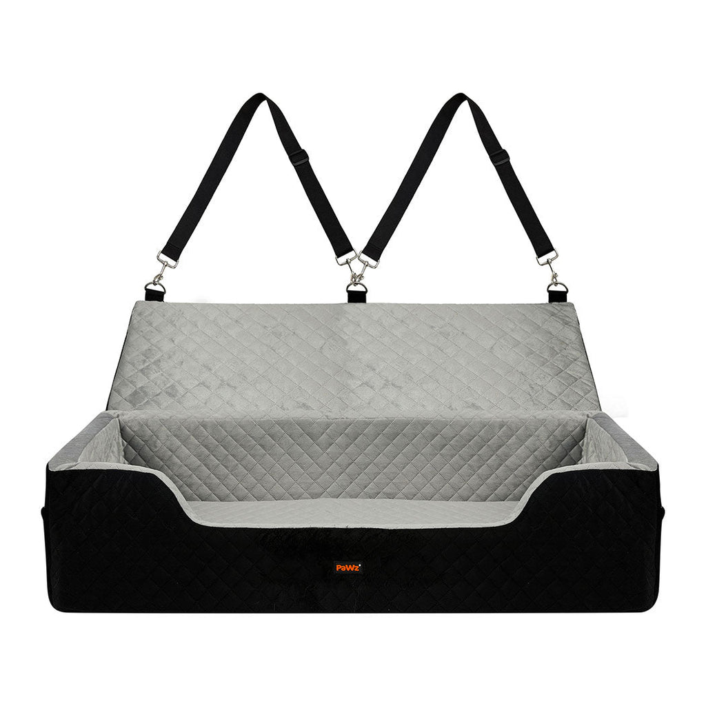 Dog Car Booster Seat Belt Pet Safe Protector Travel Bed-0