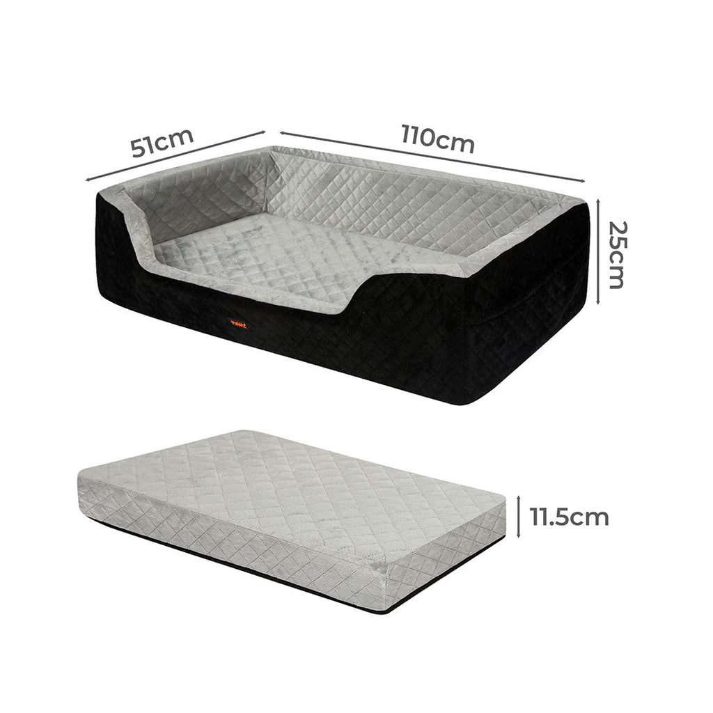 Dog Car Booster Seat Belt Pet Safe Protector Travel Bed-1