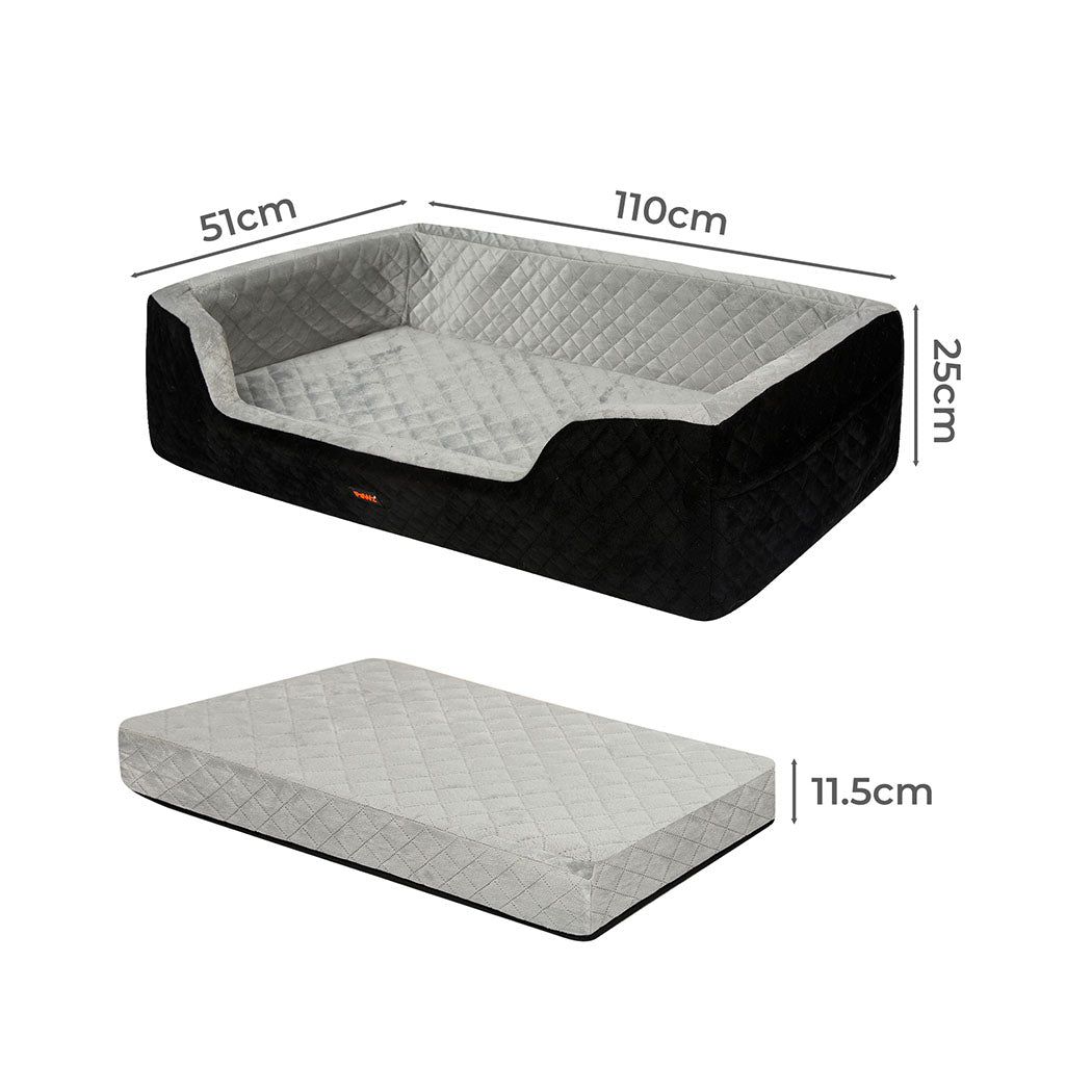 Dog Car Booster Seat Belt Pet Safe Protector Travel Bed-1