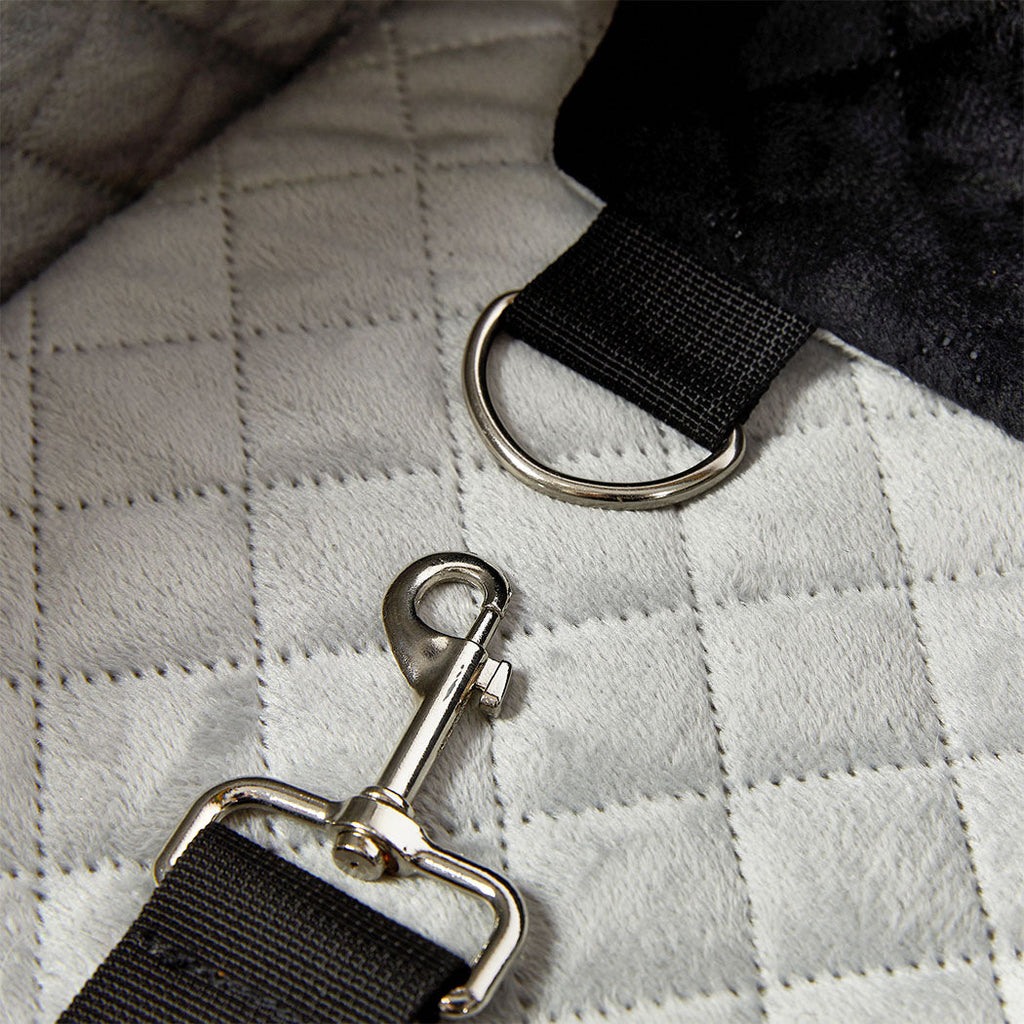 Dog Car Booster Seat Belt Pet Safe Protector Travel Bed-4