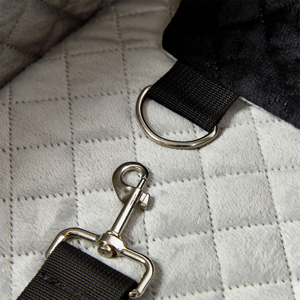 Dog Car Booster Seat Belt Pet Safe Protector Travel Bed-4