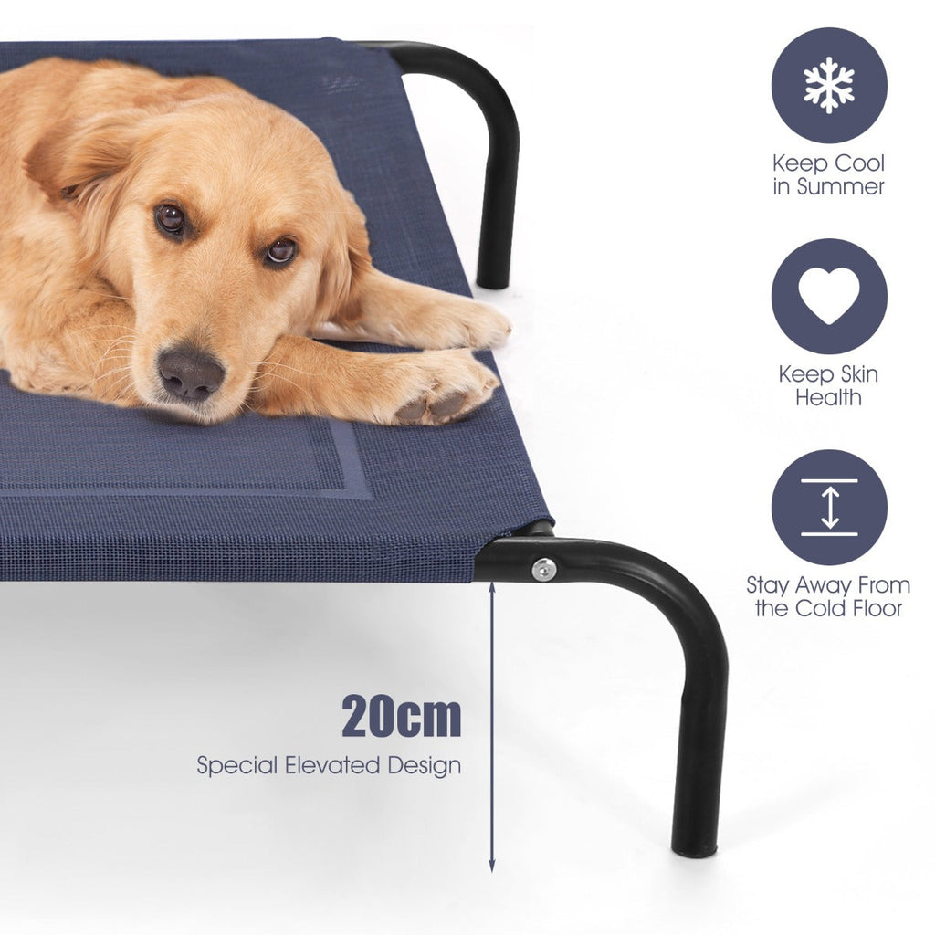 Elevated Pet Bed for Large Dogs Cot for Indoor &amp Outdoor-XL-4