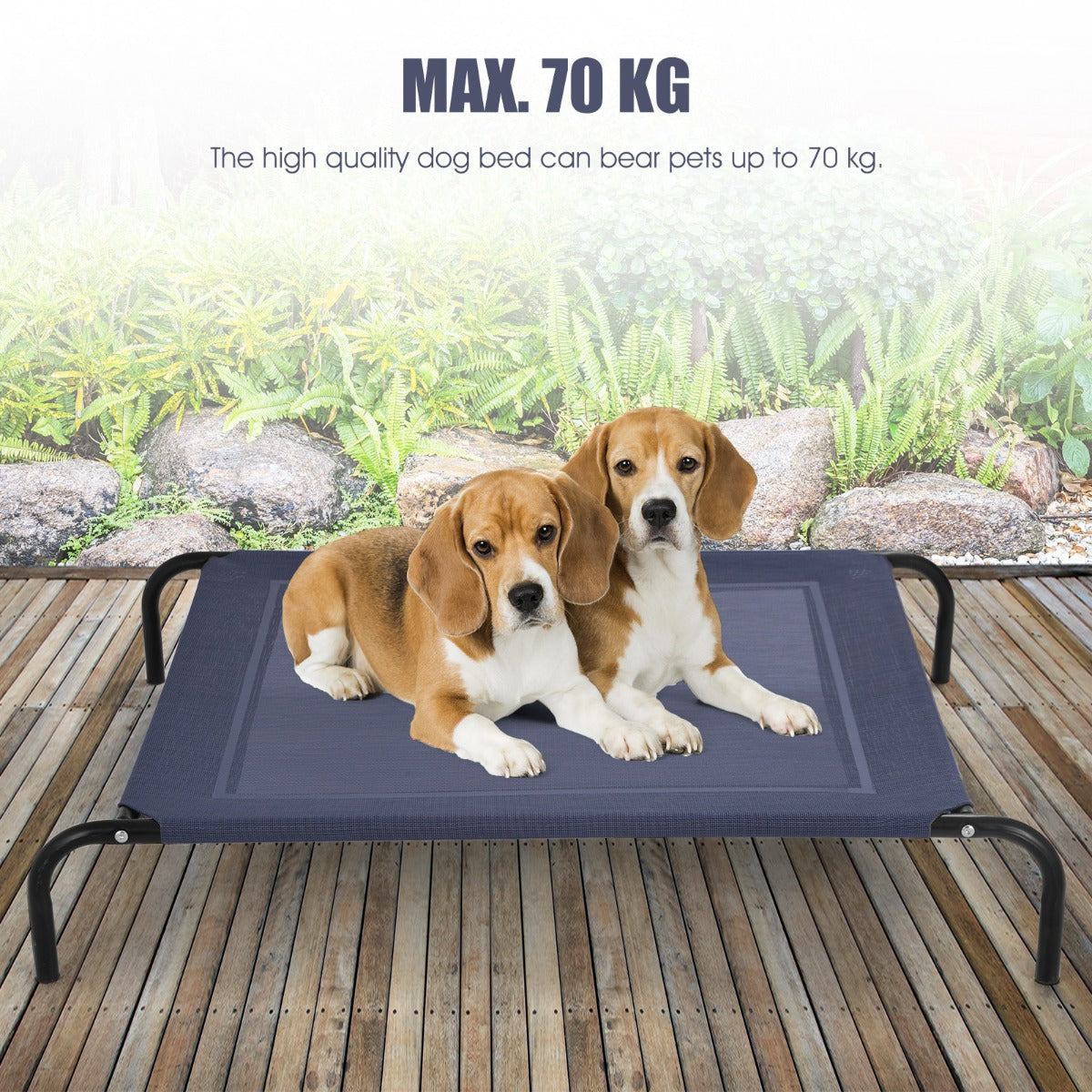 Elevated Pet Bed for Large Dogs Cot for Indoor &amp Outdoor-XL-2